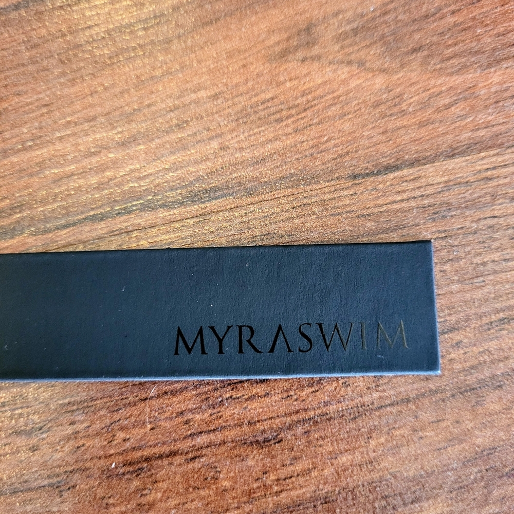 NWT Myraswim Mila One Piece Swimsuit in Black Size Medium - Picture 5 of 11